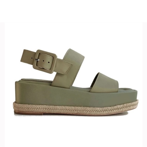 Paloma Barcelona Leather Platform Sandals size 37 - Picture 3 of 8